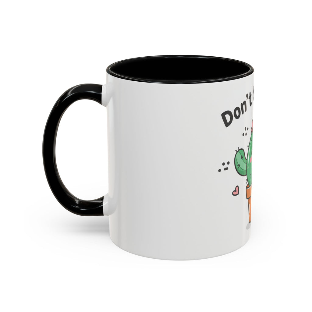 Cute Cactus Humor Accent Coffee Mug — Funny Succulent Coffee Cup (11/15 oz)