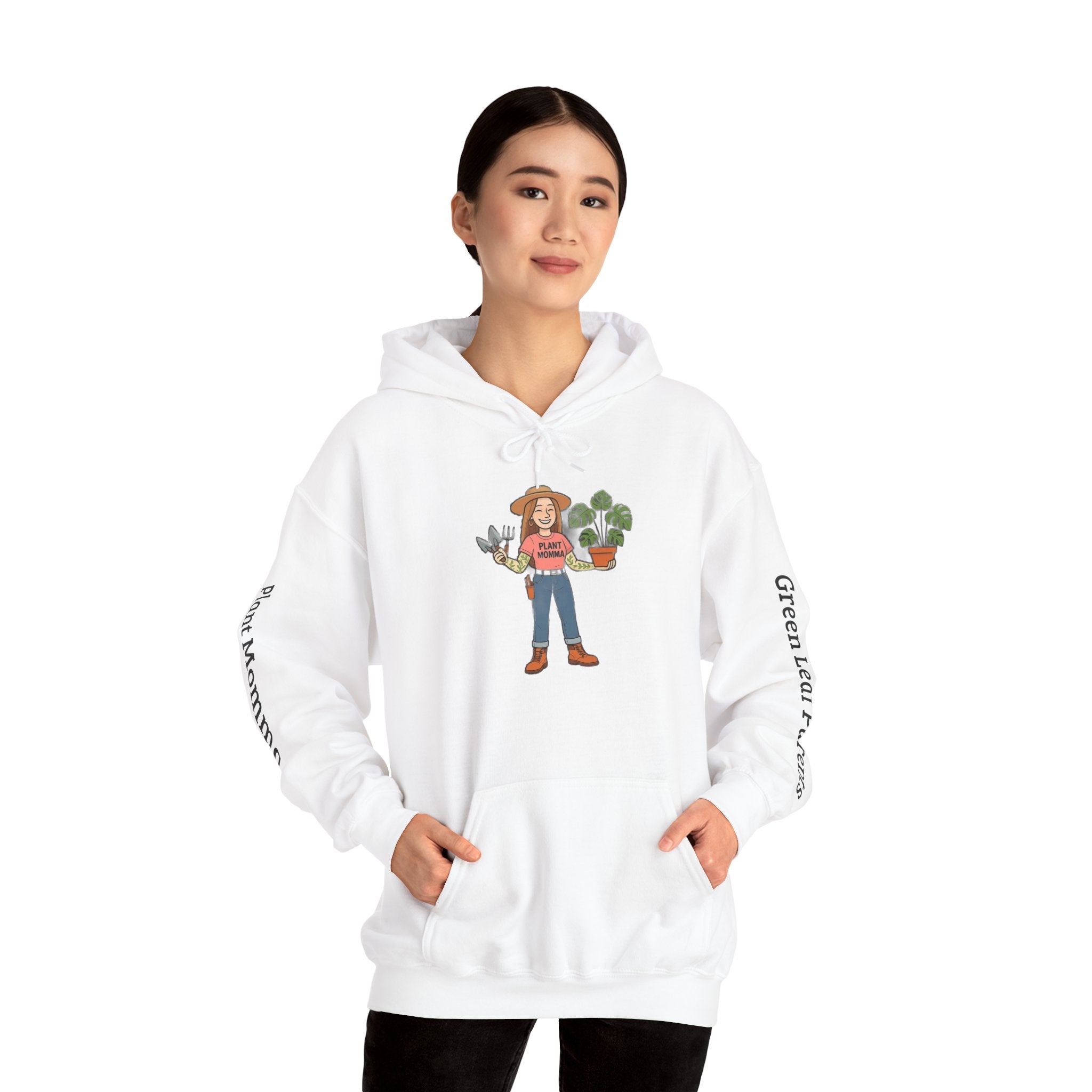 Plant Momma Hoodie — Cozy ‘plant momma’ Sweatshirt for Gardeners & Plant Lovers