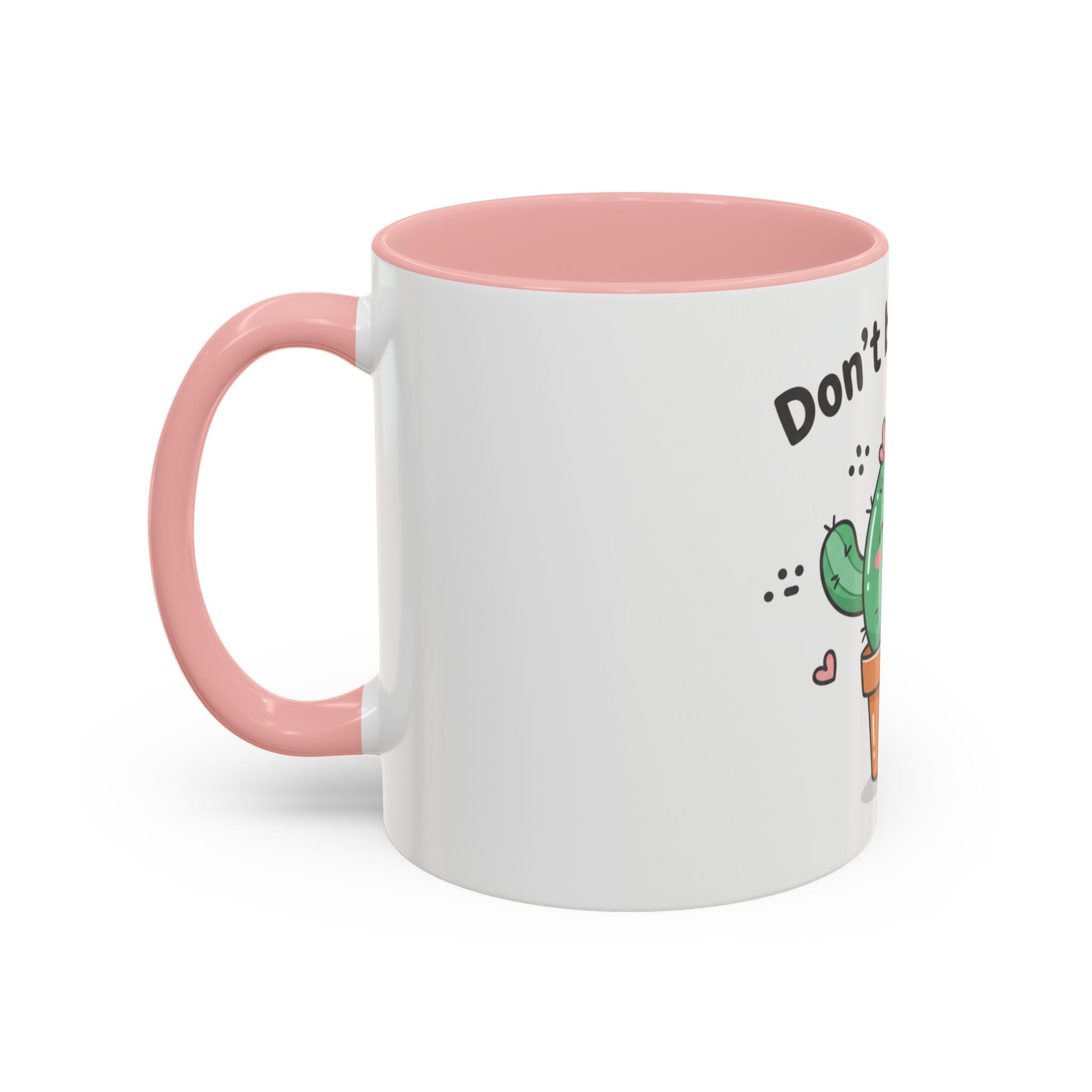 Cute Cactus Humor Accent Coffee Mug — Funny Succulent Coffee Cup (11/15 oz)