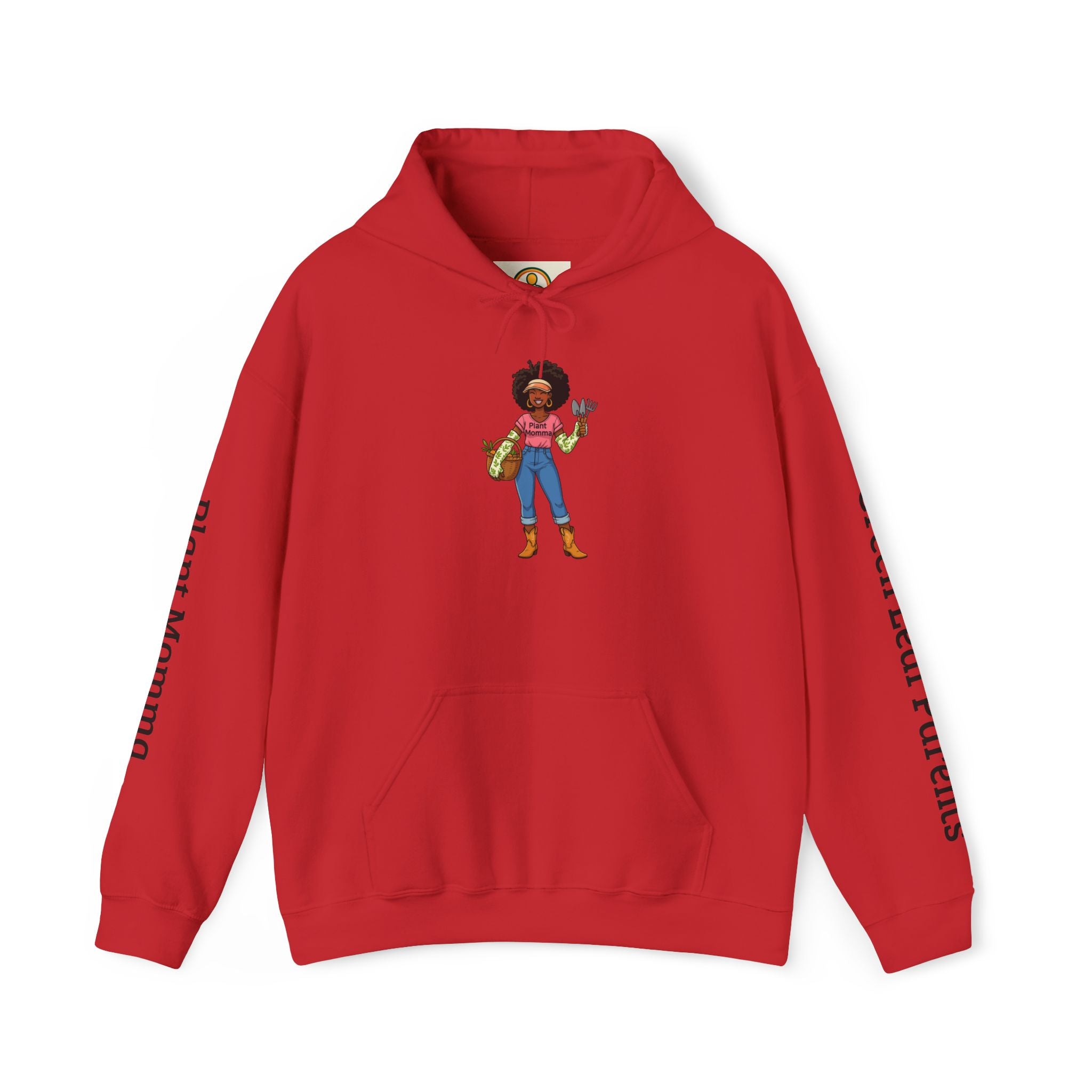 Afro Plant Momma Hoodie — Cozy Sweatshirt for Gardeners & Plant Lovers
