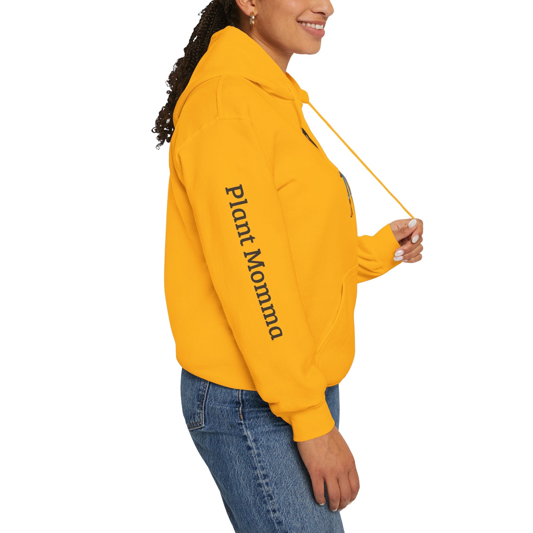 Afro Plant Momma Hoodie — Cozy Sweatshirt for Gardeners & Plant Lovers