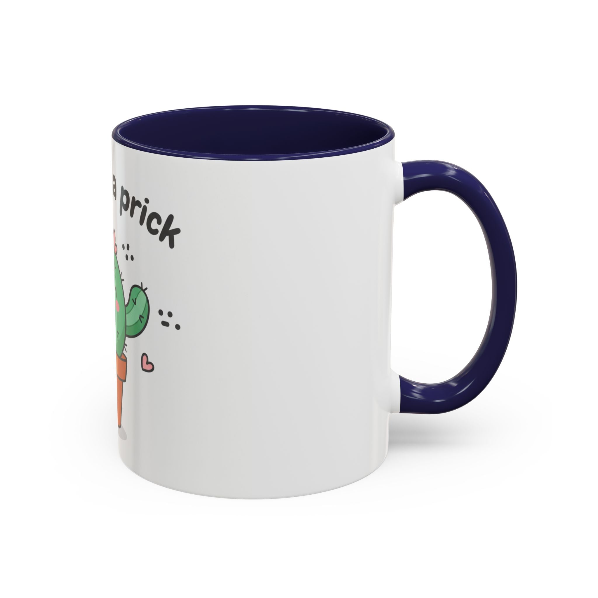 Cute Cactus Humor Accent Coffee Mug — Funny Succulent Coffee Cup (11/15 oz)