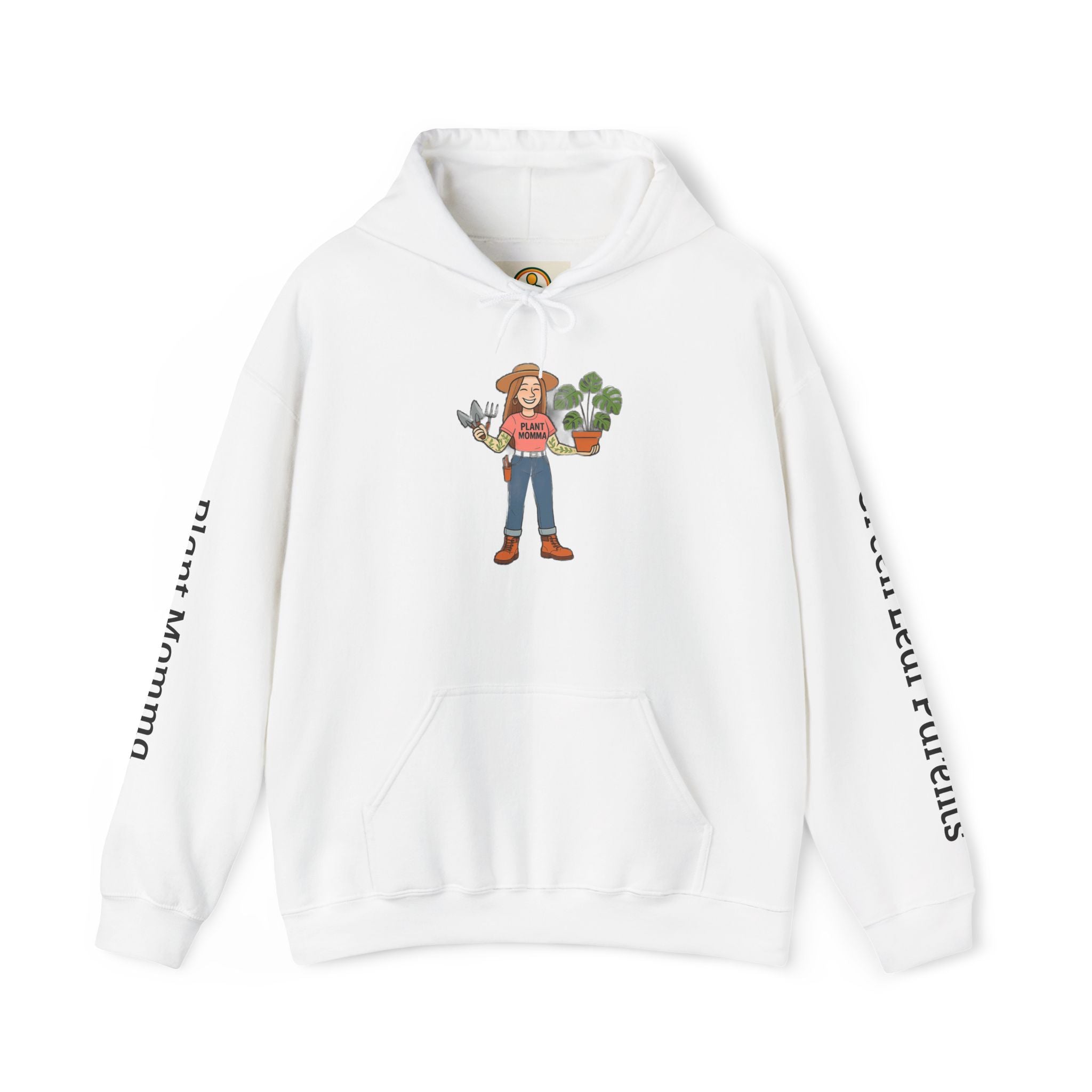Plant Momma Hoodie — Cozy ‘plant momma’ Sweatshirt for Gardeners & Plant Lovers