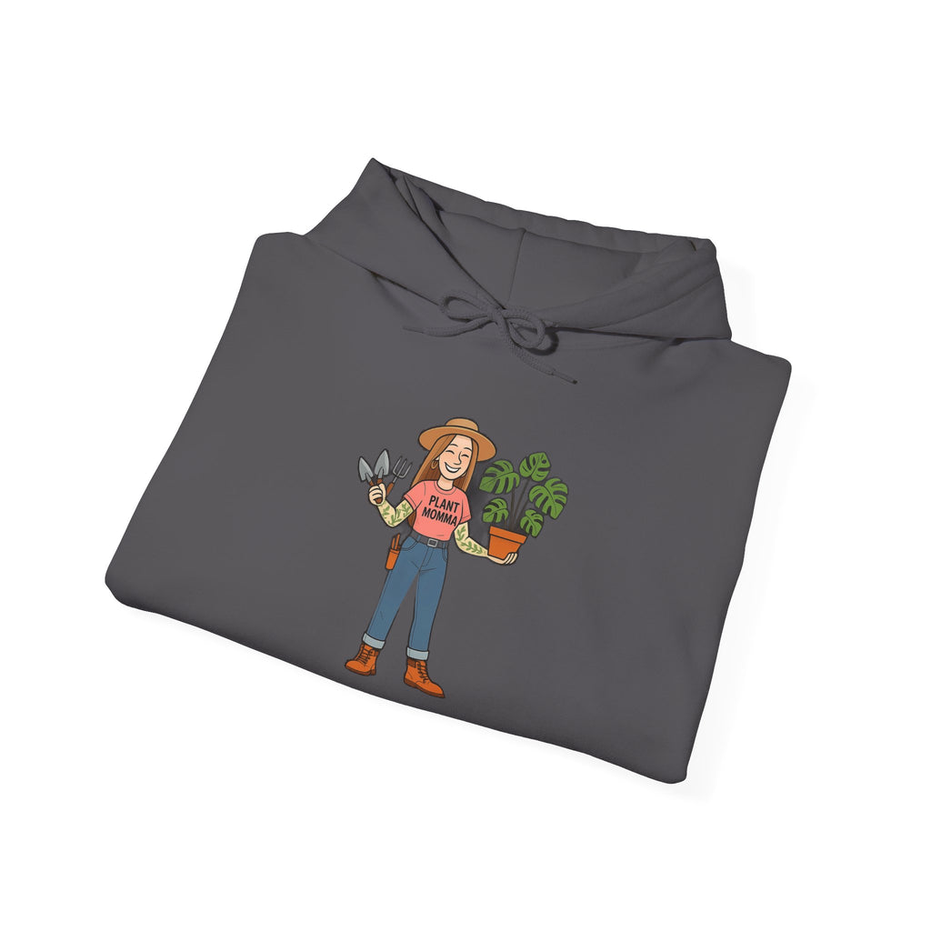 Plant Momma Hoodie — Cozy ‘plant momma’ Sweatshirt for Gardeners & Plant Lovers