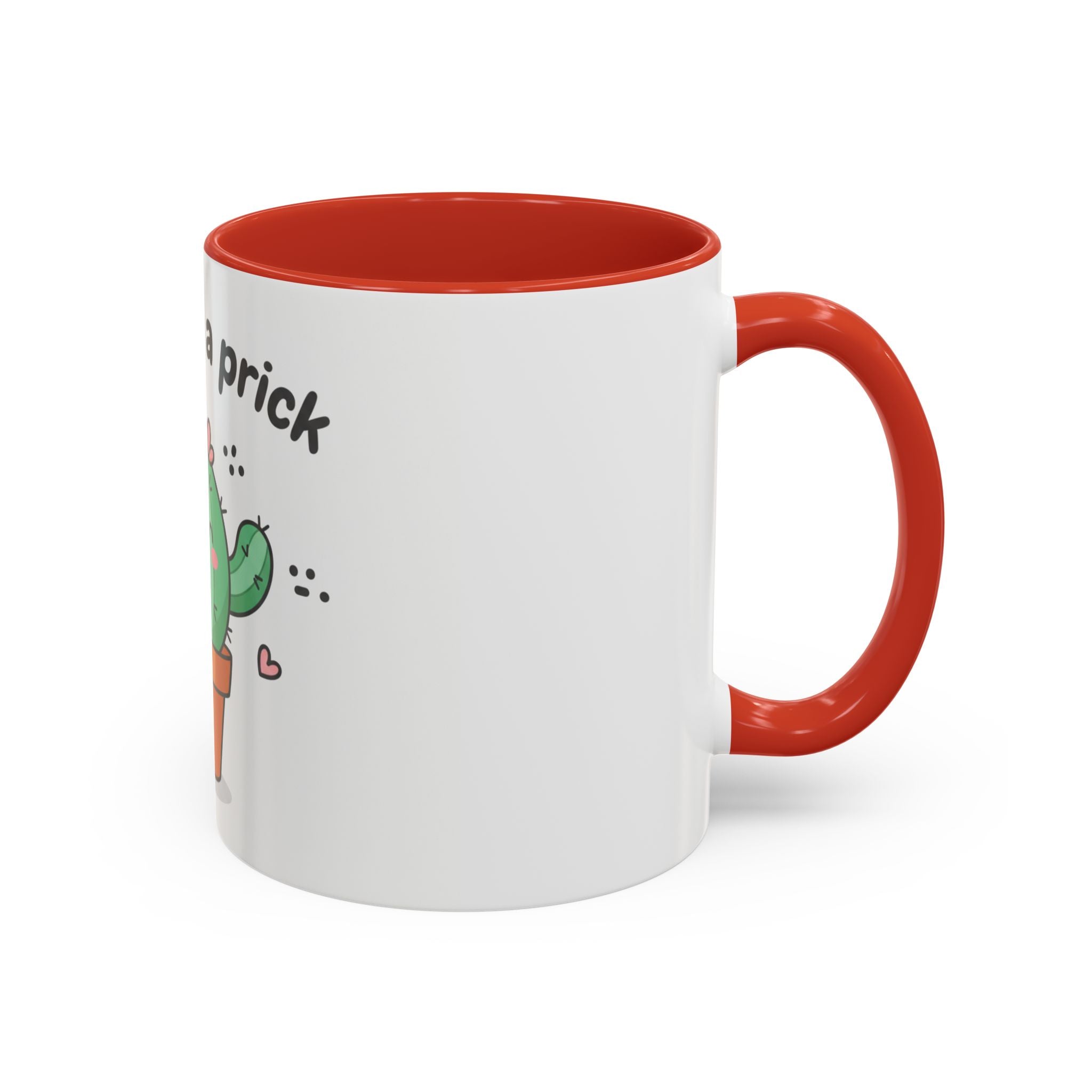 Cute Cactus Humor Accent Coffee Mug — Funny Succulent Coffee Cup (11/15 oz)