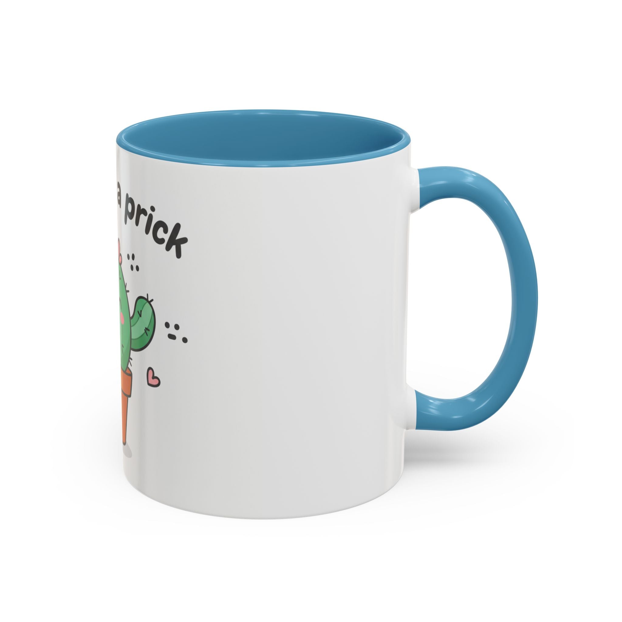 Cute Cactus Humor Accent Coffee Mug — Funny Succulent Coffee Cup (11/15 oz)