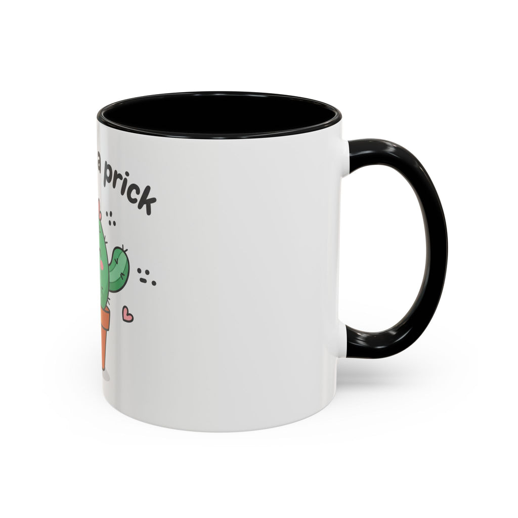 Cute Cactus Humor Accent Coffee Mug — Funny Succulent Coffee Cup (11/15 oz)