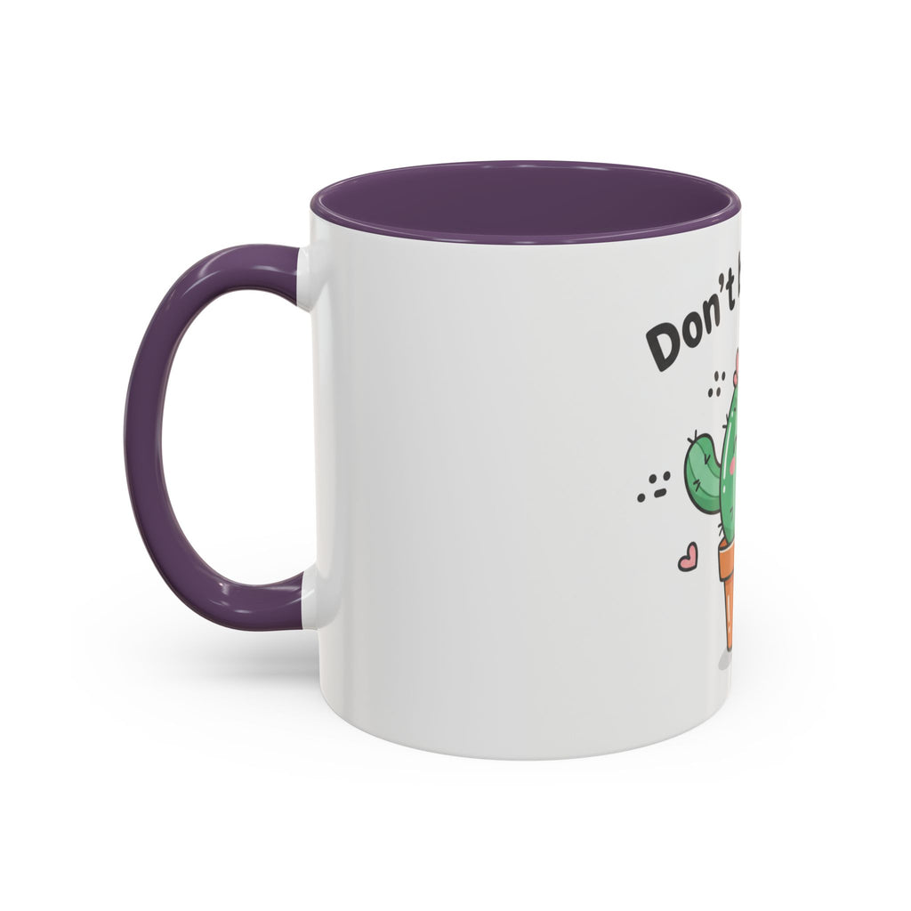 Cute Cactus Humor Accent Coffee Mug — Funny Succulent Coffee Cup (11/15 oz)