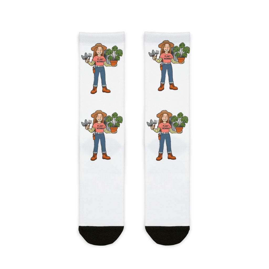 Gardener Graphic Crew Socks – Plant Lover Sublimation Socks
