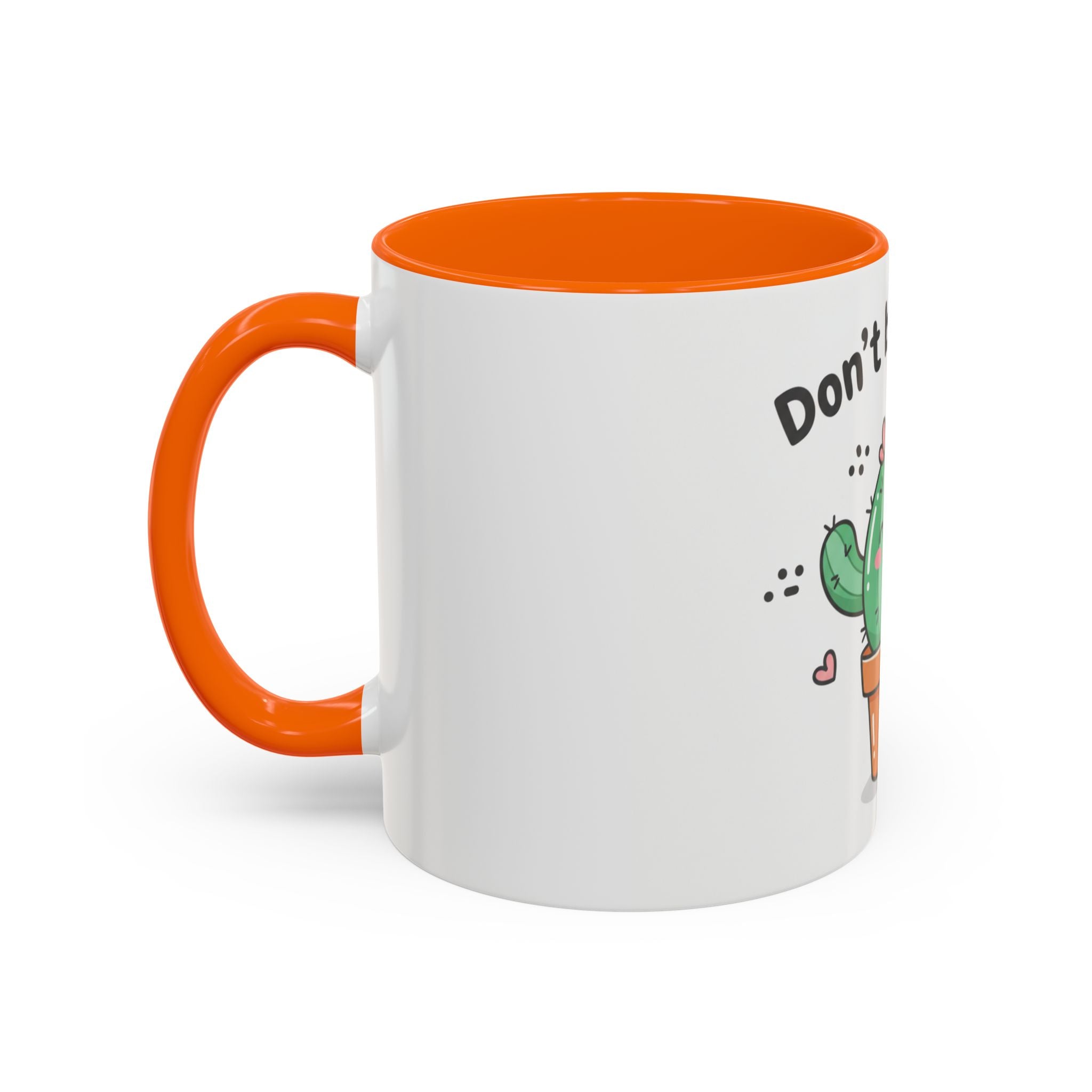 Cute Cactus Humor Accent Coffee Mug — Funny Succulent Coffee Cup (11/15 oz)
