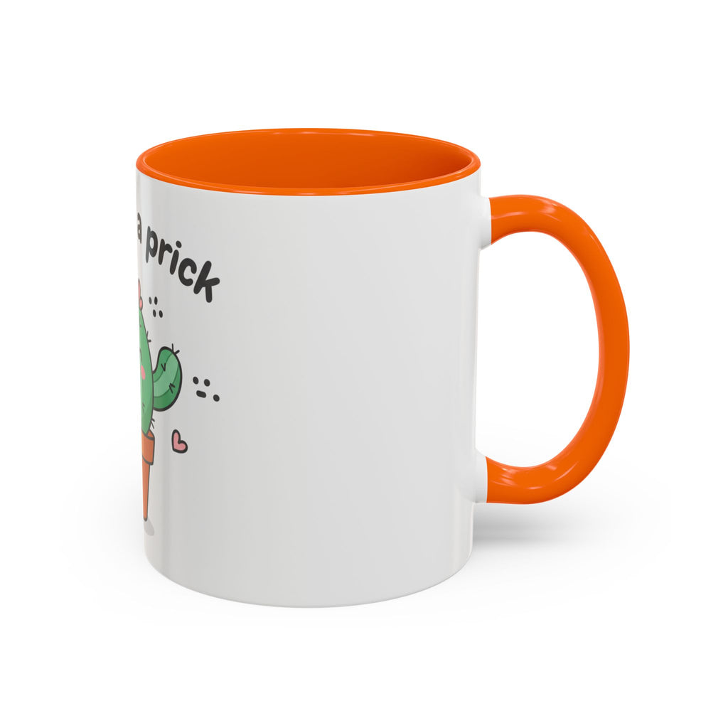 Cute Cactus Humor Accent Coffee Mug — Funny Succulent Coffee Cup (11/15 oz)