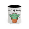 Cute Cactus Humor Accent Coffee Mug — Funny Succulent Coffee Cup (11/15 oz)