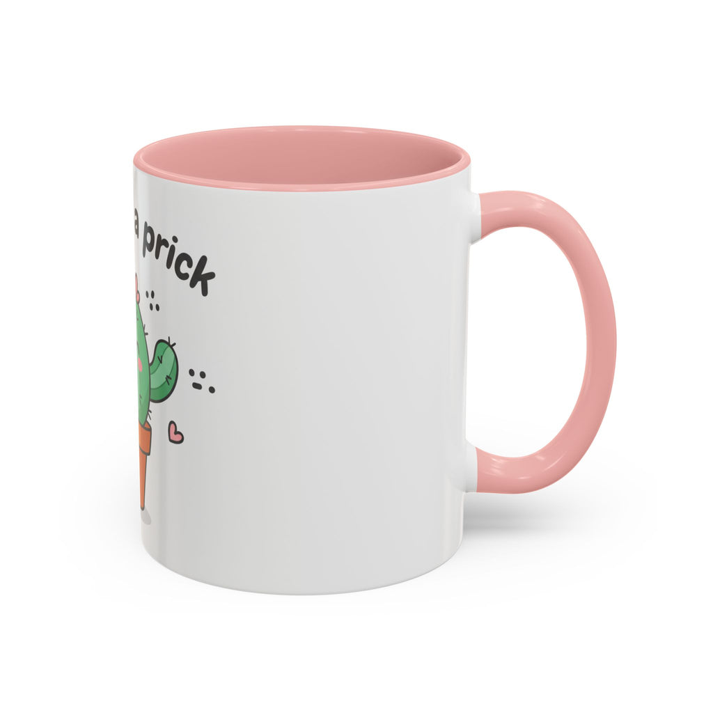 Cute Cactus Humor Accent Coffee Mug — Funny Succulent Coffee Cup (11/15 oz)
