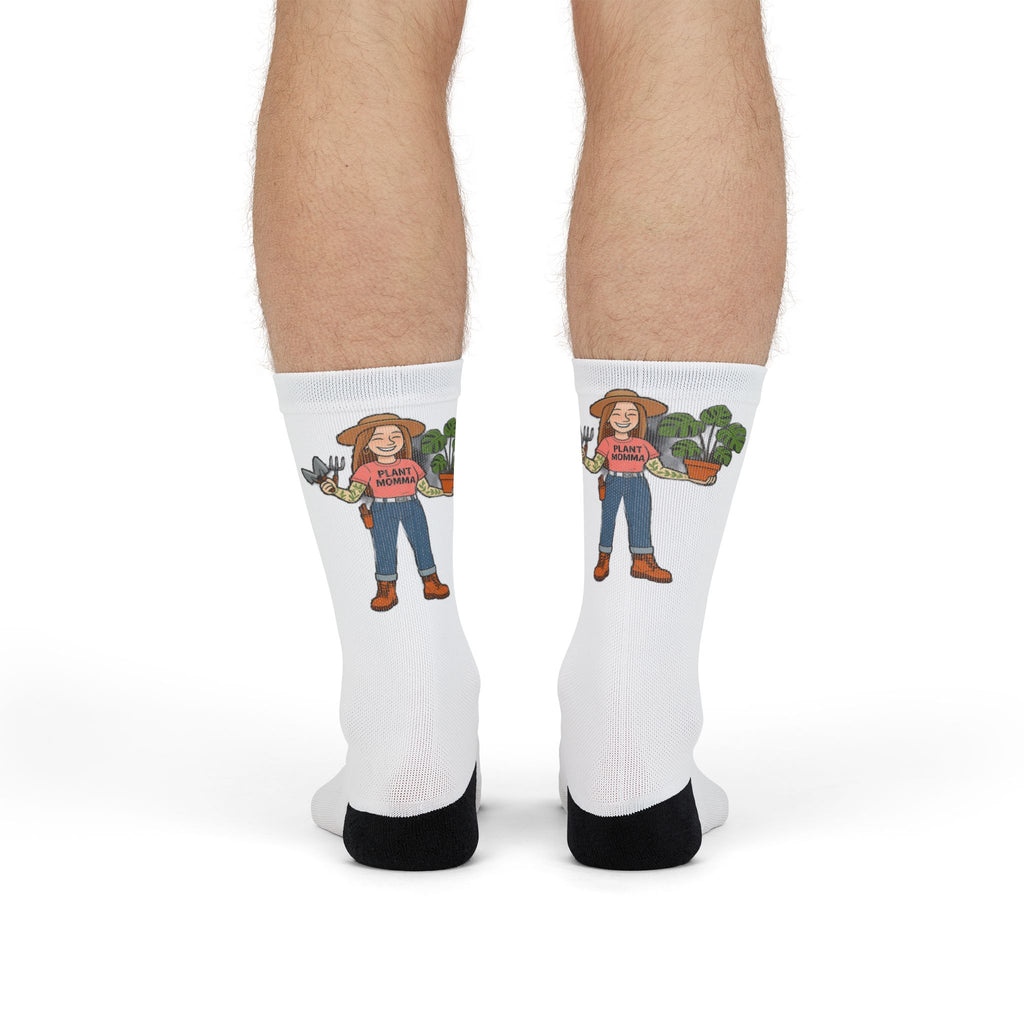 Gardener Graphic Crew Socks – Plant Lover Sublimation Socks