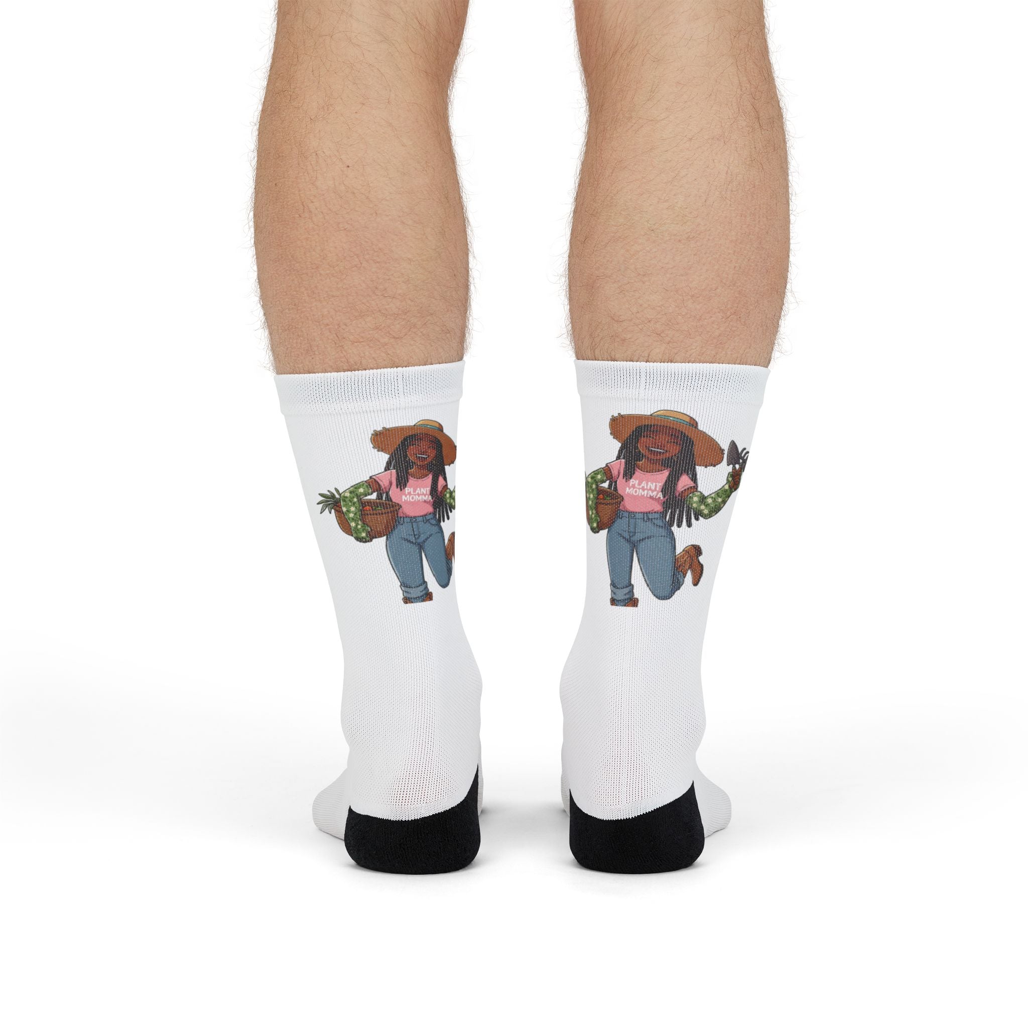 Garden Girl Crew Socks — Cute Plant Lady Sublimation Socks