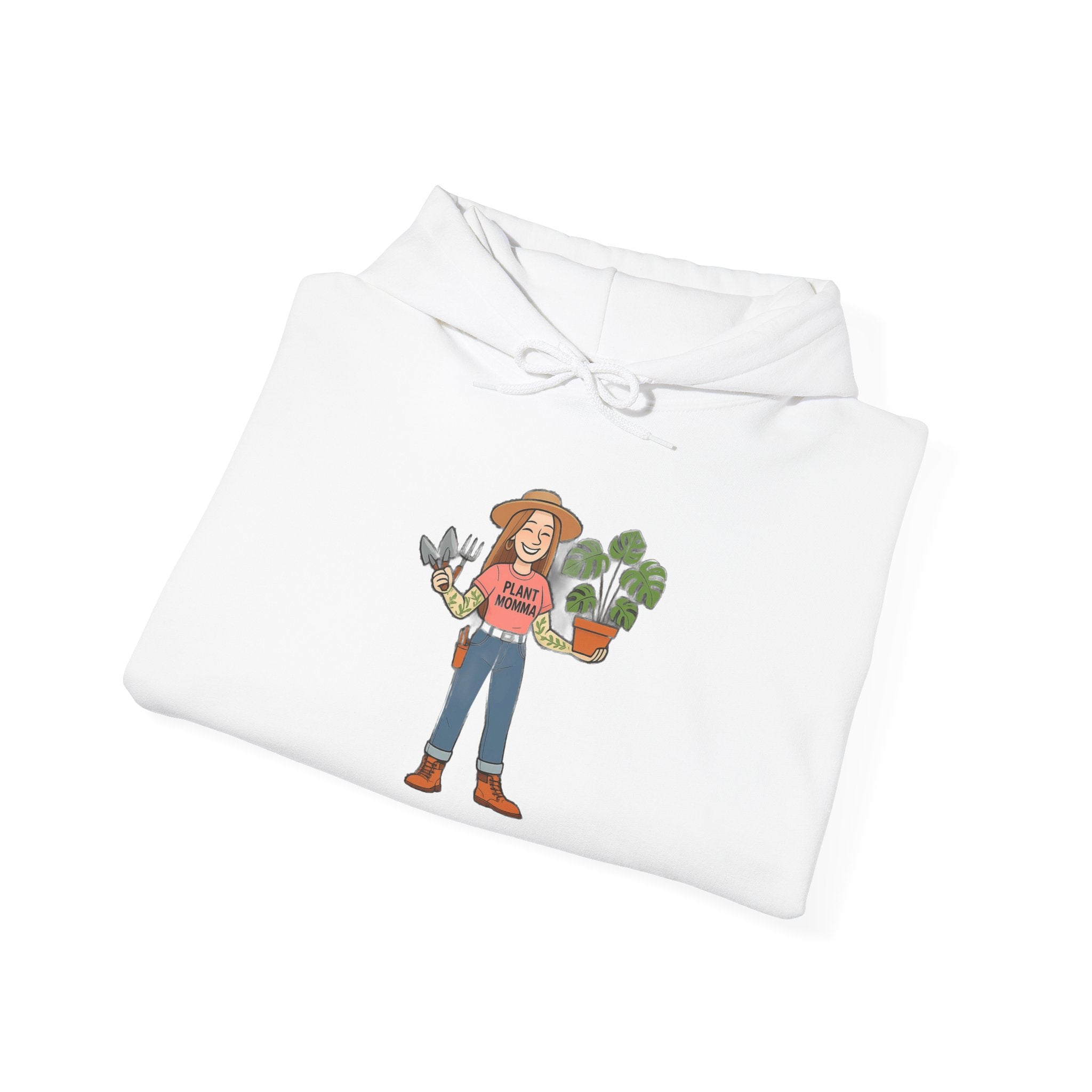 Plant Momma Hoodie — Cozy ‘plant momma’ Sweatshirt for Gardeners & Plant Lovers