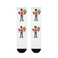 Gardener Character Crew Socks — Plant Lover Sublimation Socks