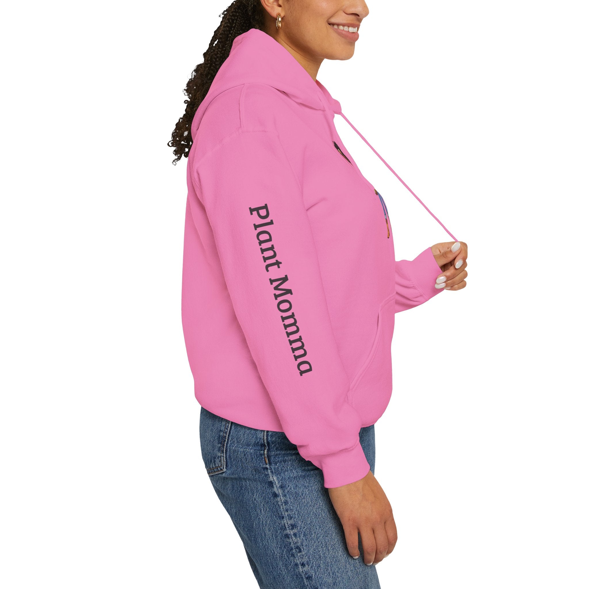 Afro Plant Momma Hoodie — Cozy Sweatshirt for Gardeners & Plant Lovers