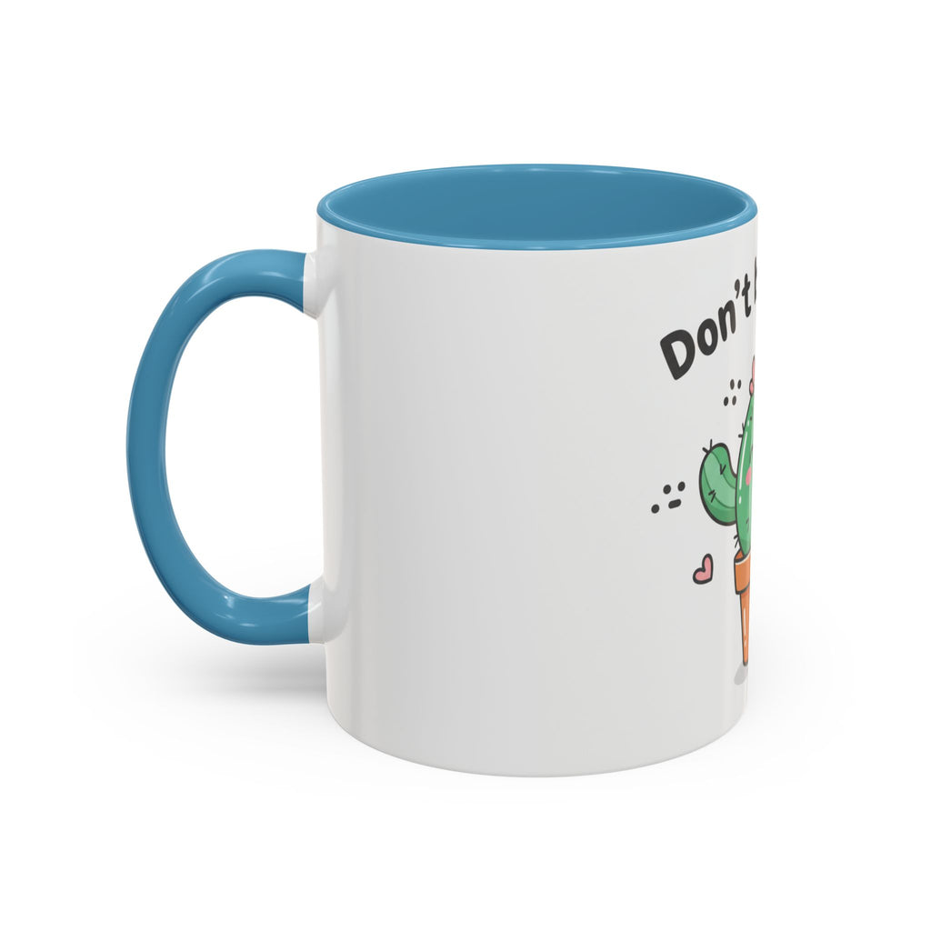 Cute Cactus Humor Accent Coffee Mug — Funny Succulent Coffee Cup (11/15 oz)